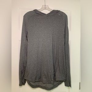 Lululemon men’s thin charcoal gray hoodie